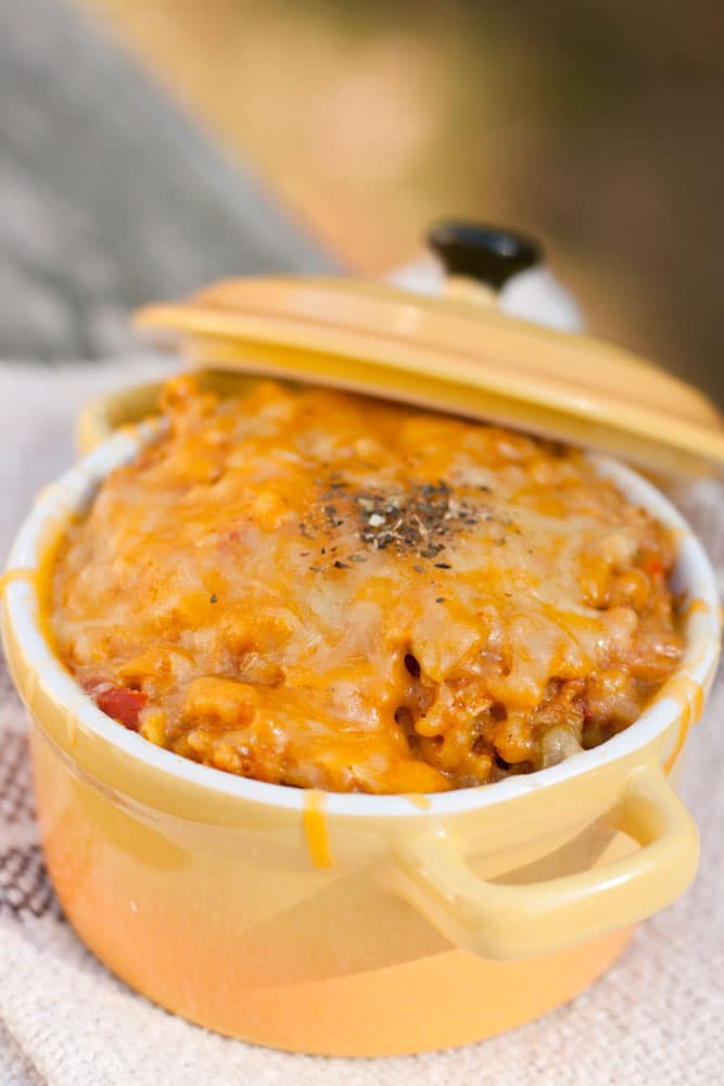 Cheesy Arroz con Pollo - Mexican Chicken and Rice - STL Cooks