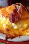 No Derby party can be complete without this Kentucky classic – the Kentucky Hot Brown! NOT for the faint of heart – with it’s mixture of gravy, turkey, bacon, and tomato. It’s gluttony at it’s most delicious.