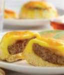 These Upside-Down Breakfast Stacks make for the perfect breakfast. Sausage baked into a pancake, and it couldn’t be an easier!
