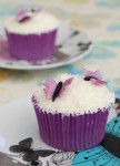 Butterfly Swarm Coconut Cupcakes