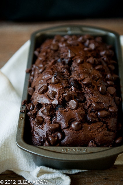 The double chocolate will make you want to dive right in to this Double Chocolate Zucchini Bread. The hidden serving of veggies will remove all your guilt.