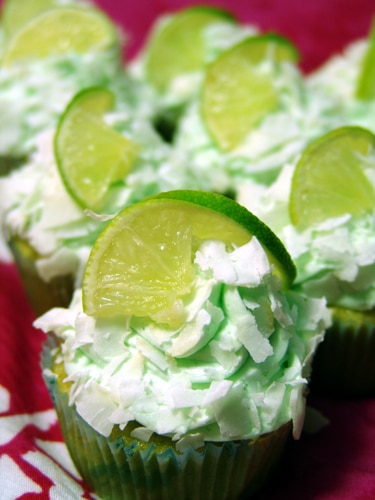 Lime Coconut Cupcakes