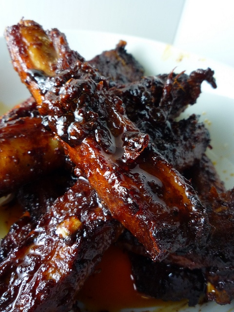 These Spicy Korean Pork Spare Ribs are succulent, sweet, and spicy. They require some advance marinade preparation, but then are easily cooked in the oven.