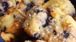 These tender, moist blueberry scones are studded with juicy blueberry goodness. They are wonderful hot, split in half and slathered with butter.