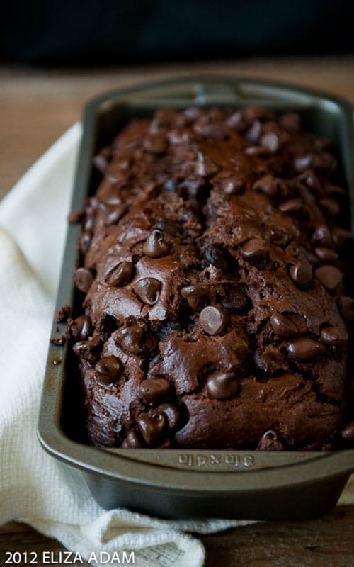 The double chocolate will make you want to dive right in to this Double Chocolate Zucchini Bread. The hidden serving of veggies will remove all your guilt.