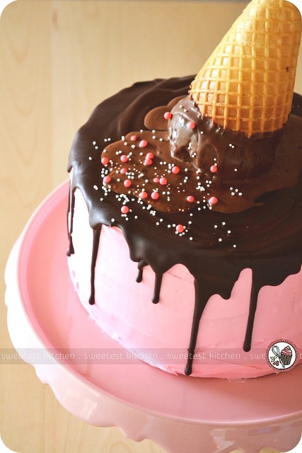 Melted ice cream cake recipe