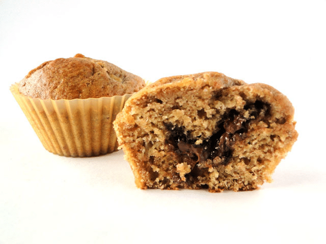 Nutella-filled_Banana_Muffins