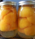 Canning Peaches in Spirited Syrup