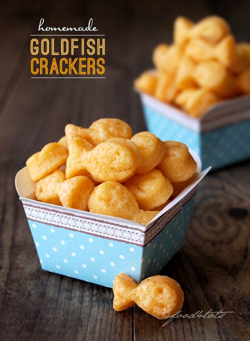 These Homemade Goldfish Crackers are one of the easiest recipes to make. With just a few simple steps and ingredients, it will bring you and your kids a whole load of fun.