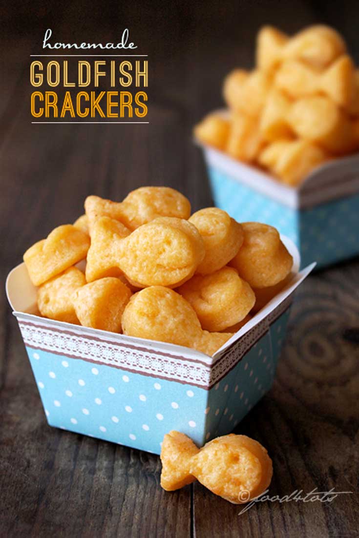Recipe for Homemade Goldfish Crackers