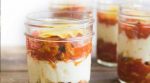 When you prepare lasagna in jars, you can really appreciate the layers. Made with lean turkey and low-fat cheese, and it’s perfectly portioned and delicious!
