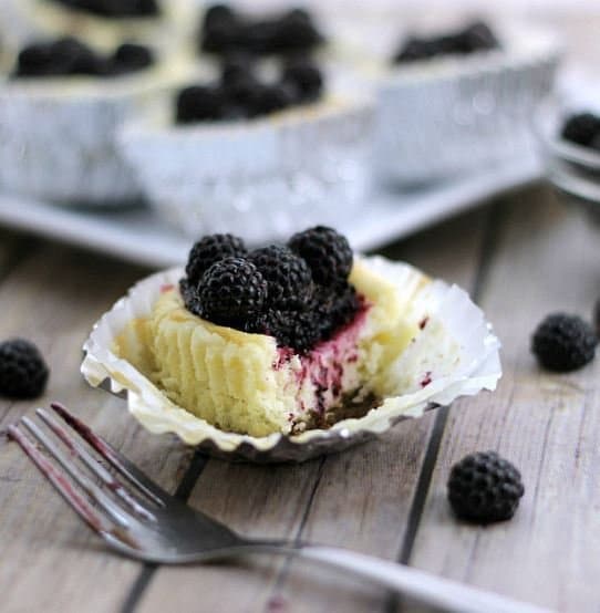 Cheesecake Minis With Homemade Berry Jam