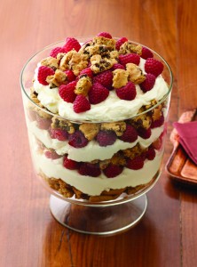 Chocolate Chip Raspberry and White Chocolate Trifle Recipe - STL Cooks