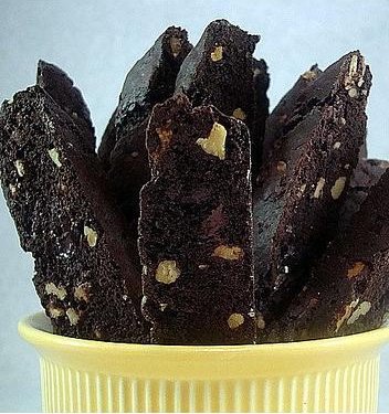 Recipe for Dark Chocolate Walnut Biscotti