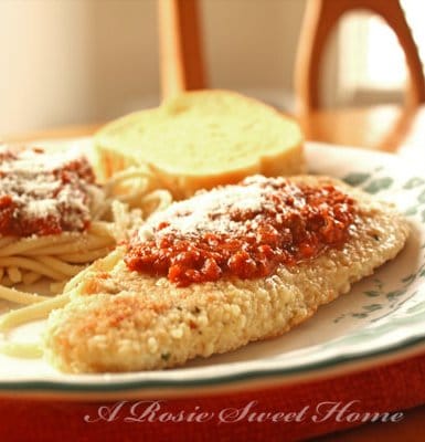 Recipe for Easy Baked Parmesan Chicken