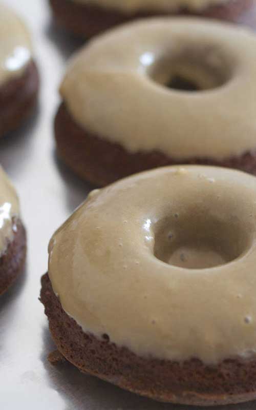 Baked Espresso Brownie Doughnuts - If you like the idea of a brownie that's been transformed into a doughnut and infused with espresso, then this recipe is for you!