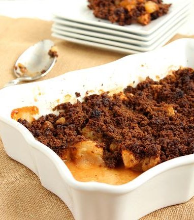 Recipe for Ginger Snap Apple Crisp