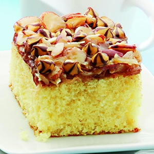 Recipe for Caramel-Almond Coconut Cake