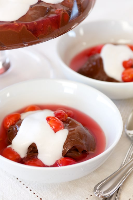 Recipe for Chocolate Covered Cherry Mousse
