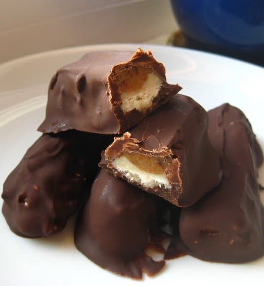 Recipe for No-Bake Vegan Twix Bars