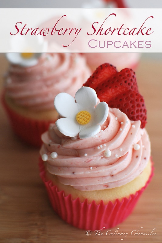 Recipe for Strawberry Shortcake Cupcakes