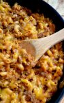 This tasty, cheesy, crazy good chili mac is so good your belly will say oh thank you, thank you (so will your family!). This one pan meal is ready in under an hour and there’s almost no clean up.