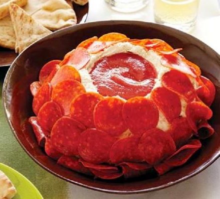 Recipe for Awesome Pepperoni Pizza Cheese Ball