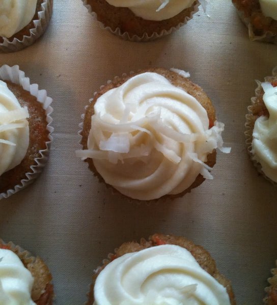 Recipe for Mini Carrot Cupcakes