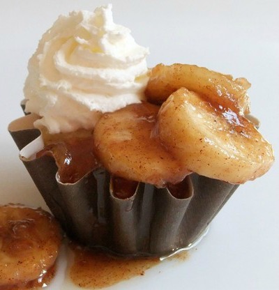 Recipe for Bananas Foster Cupcakes