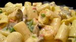 Shrimp and Andouille? Hmmm. Screams Creamy Cajun Rigatoni with Shrimp and Andouille to me! How about you? Oh, and if you like it super spicy, top with a dash of cayenne. Yummo!