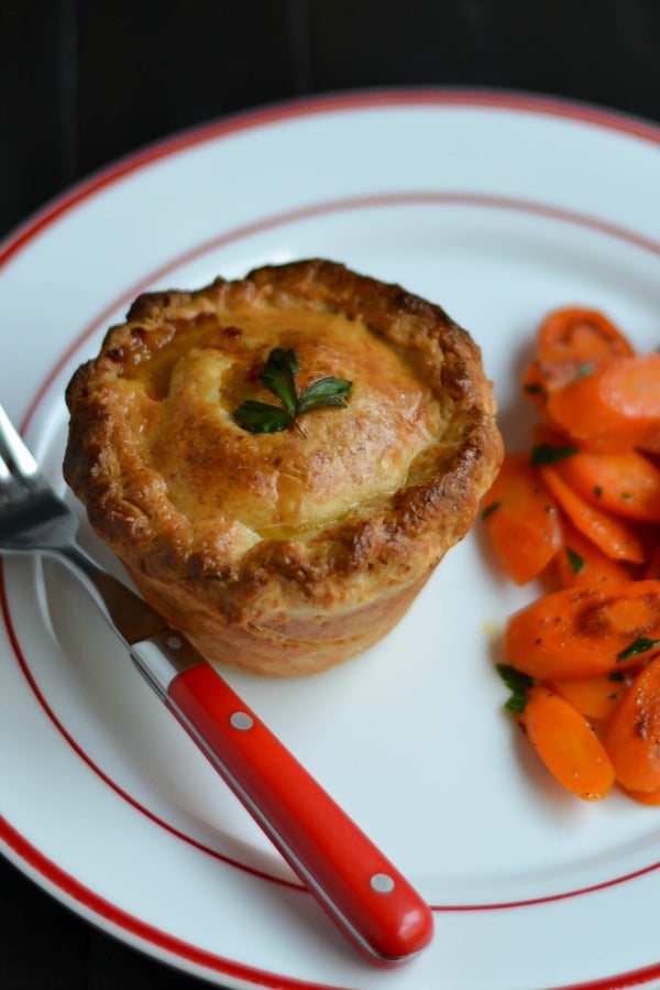 Tender and flavorful beef stew encased in a flaky Irish cheddar crust. Perfect for St. Paddy's day.