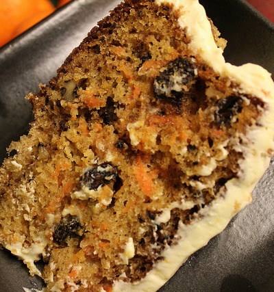 Rum Raisin Carrot Cake With Cream Cheese Frosting Recipe Stl Cooks