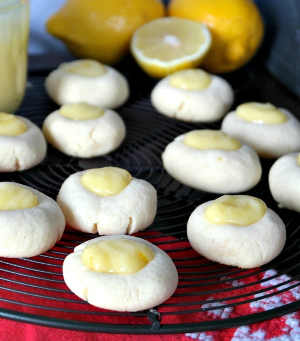 lemon thumbprint cookies