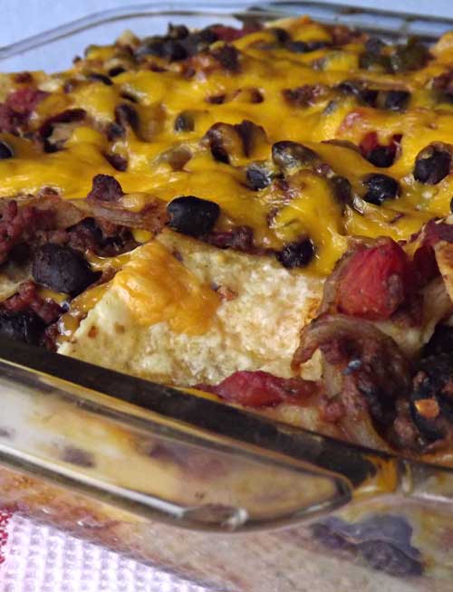 Recipe for Baked Taco Lasagna