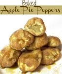 I like to call these ‘keep’em coming back’ Apple Pie Poppers.  They are so yummy everyone will be coming back for seconds or begging you to make more!