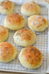 Light Brioche Buns – Light and fluffy yet sturdy enough for your most epic burger. This recipe yields the perfect homemade hamburger bun.