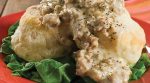 A classic Southern recipe for breakfast or brunch, these Old Fashion Buttermilk Biscuits With Sausage and Black Pepper Gravy are rich, hearty, and most importantly, DELICIOUS!