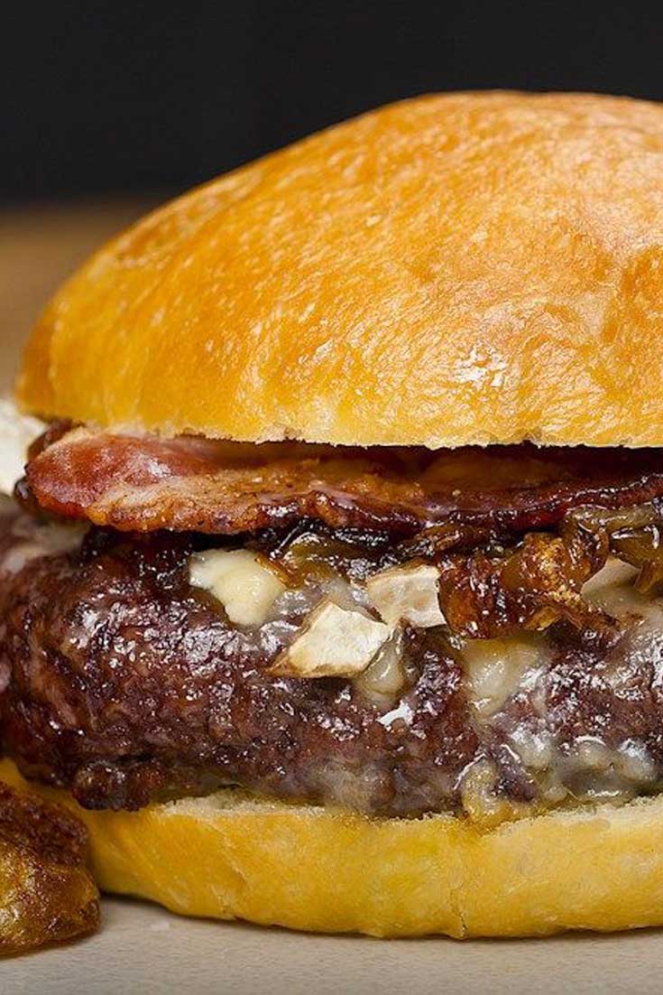 Recipe for Blue Cheese Burgers