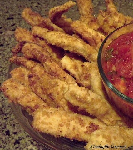 Recipe for Chicken Strips with Spicy Marinara