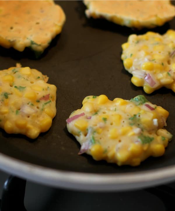 Corn and Roasted Green Chile Fritters
