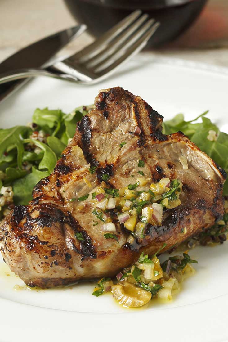 Add variety to your grilling fare by including this Grilled American Lamb and Pinot Noir. A fast, delicious and simple weeknight option.