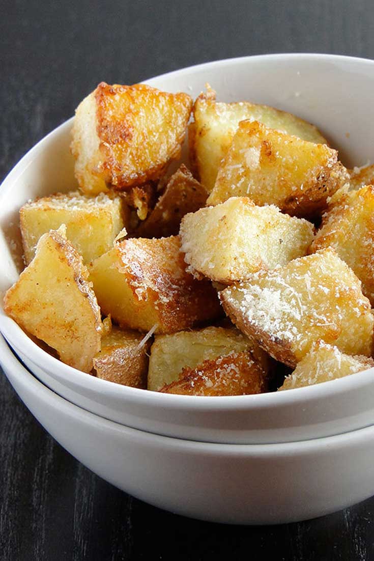 I make mashed potatoes, roasted potatoes, hasselback potatoes, and even grilled potatoes all the time! However, Parmesan roasted potatoes provide a taste that beats them all!